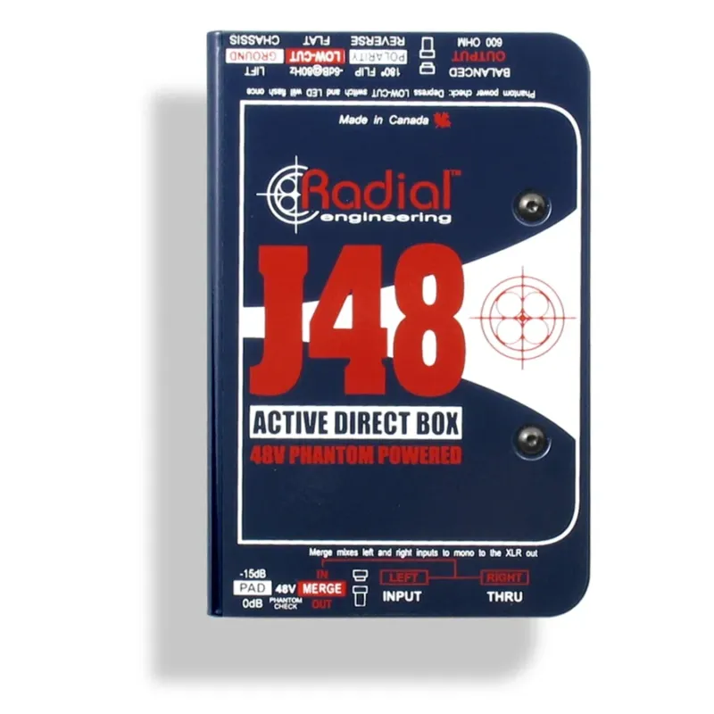 Promozione Esclusiva RADIAL J48 DI BOX ATTIVA CON TRASFORMATORI JENSEN