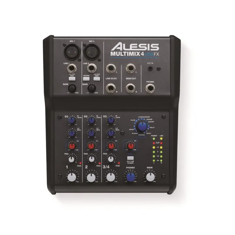 Prezzo Ridotto ALESIS MULTIMIX 4 USB FX MIXER USB 4 CANALI CON EFFETTI