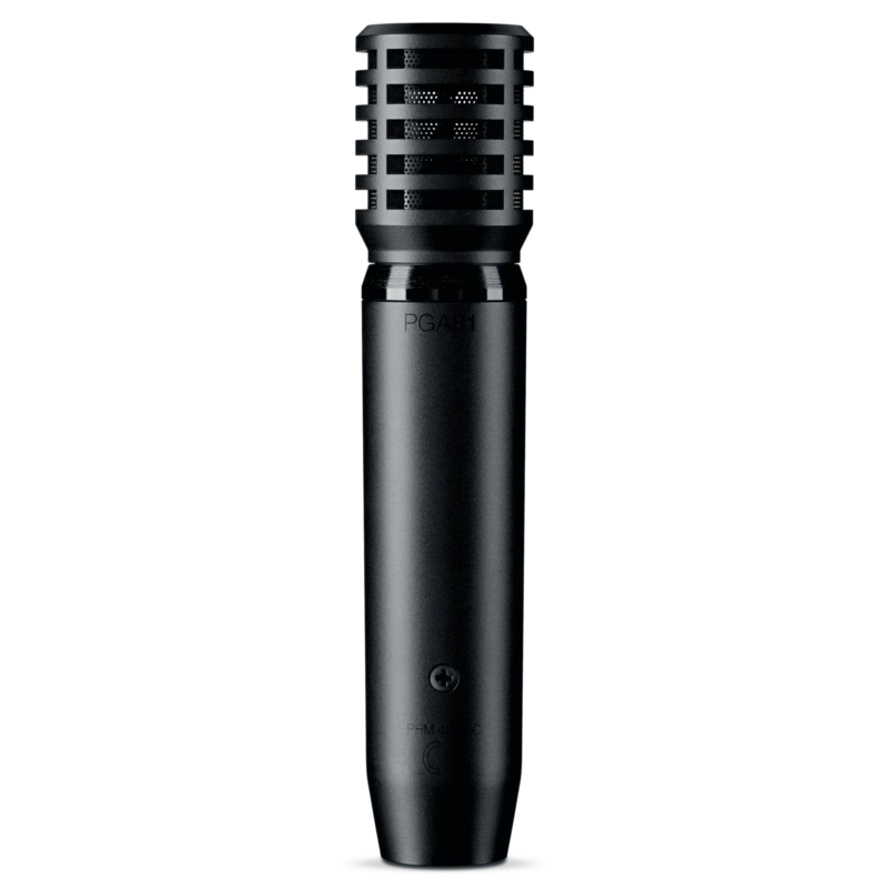 Esclusivo SHURE PGA-81-XLR MICROFONO CARDIOIDE A CONDENSATORE PER STRUMENTI ACUSTICI PGA81XLR