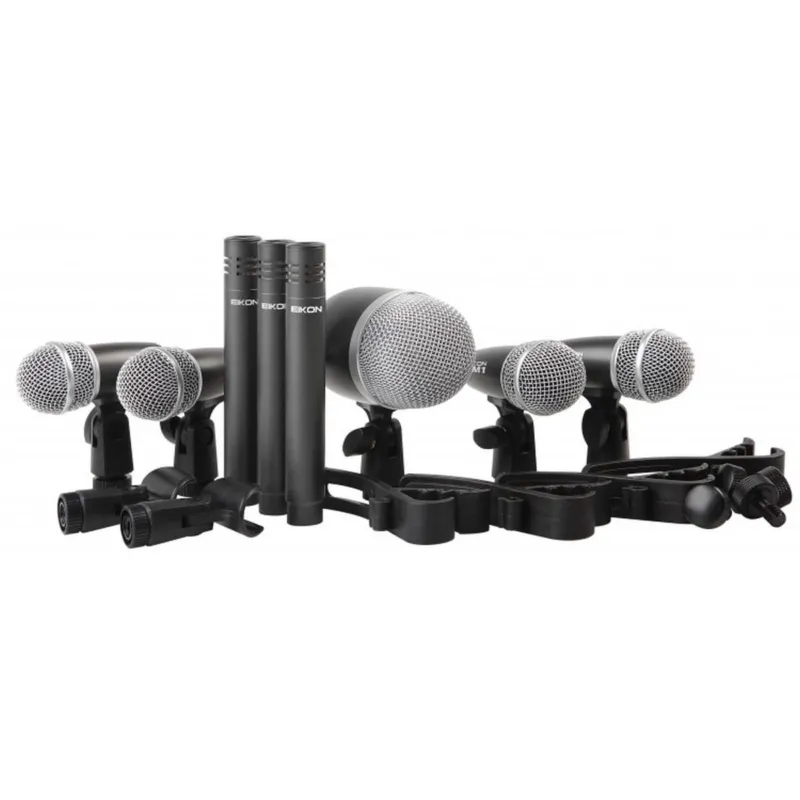 Eikon dmh8xl kit 8 microfoni per batteria Solo Oggi