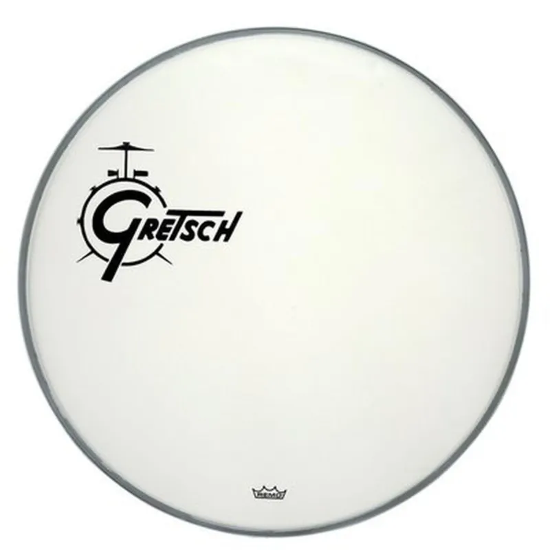 Esclusivo GRETSCH 811038 AMBASSADOR COATED White PELLE 18" CON LOGO