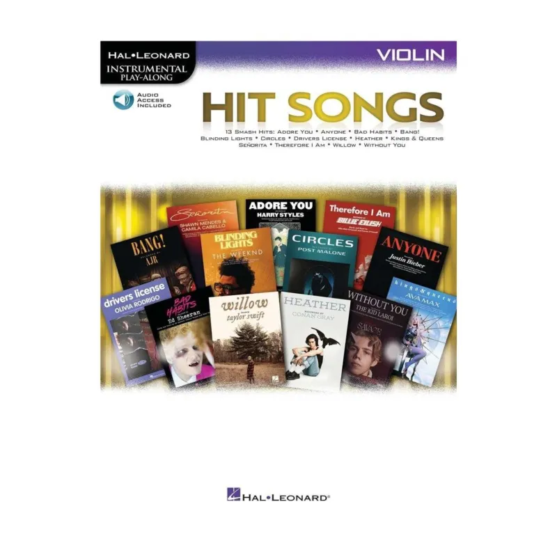 Bestseller Hit songs per violino ( audio online)