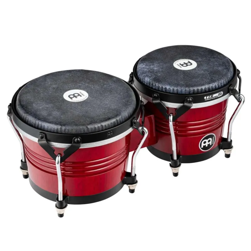 MEINL WBTR300WR Traditional Bongos 6 3/4 & 8 Red Wine Popolare