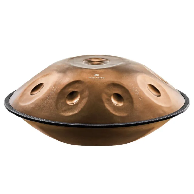 Prezzo Conveniente SONIC ENERGY HPSTL93CU Handpan sensoriale acciaio inossidabile Bb2 Amara 9 note 432 Hz rame vintage design inciso