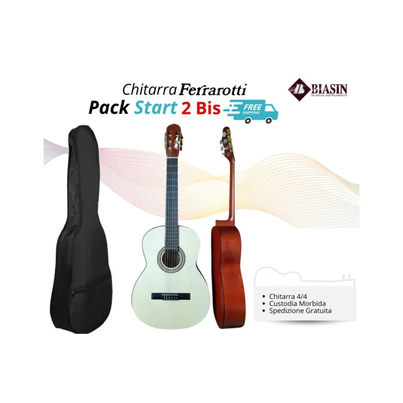 Prezzo Di Fabbrica FERRAROTTI 2 BIS CHITARRA CLASSICA 4/4 - Pack START