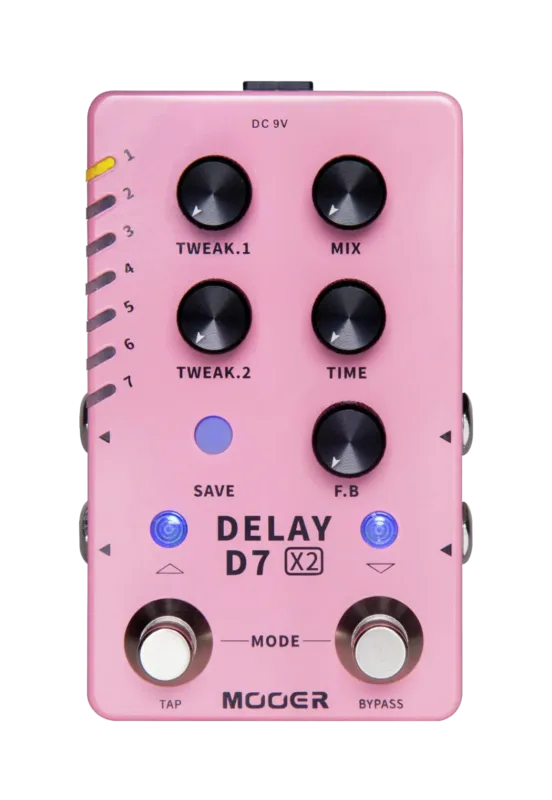 Scelto Dai Clienti Mooer D7 X2 Delay
