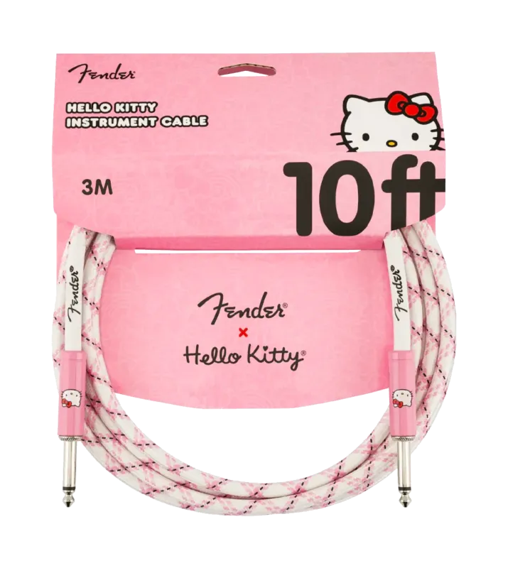 Fender Hello Kitty Cable Woven 3m Offerta Del Giorno