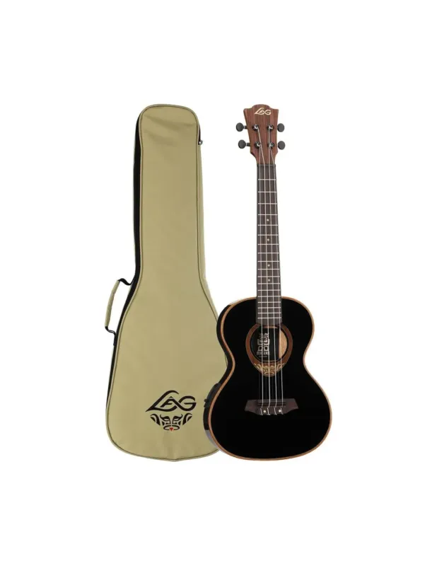 Prezzo Conveniente LAG GUITARS TKU118TE Ukulele Tenore EQ Black