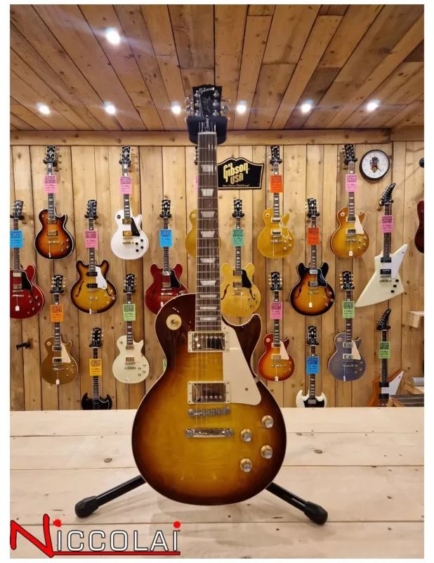 Consegna Rapida Gibson Les Paul Standard 60s Figured Top Iced Tea