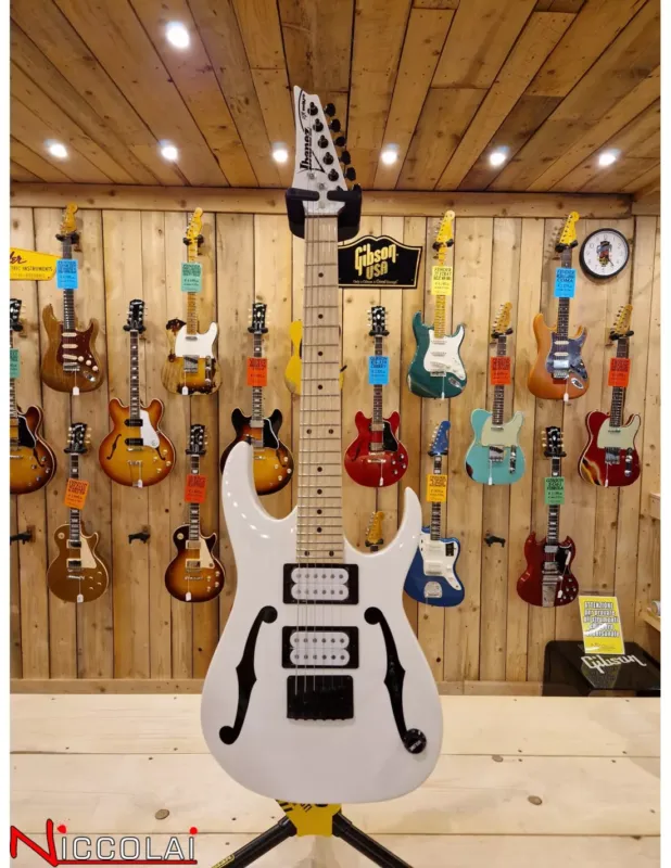 Ultime Pezzi IBANEZ PGMM31 Paul Gilbert Mikro White