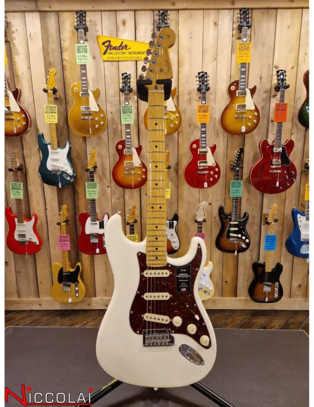 Offerta Del Giorno Fender American Professional II Stratocaster Maple Fingerboard, Olympic White