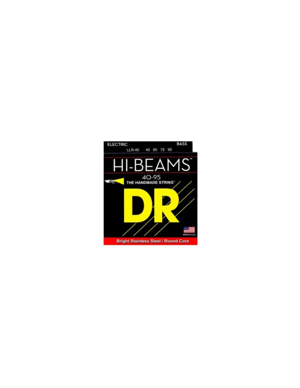 Reso Gratuito DR Strings LLR-40 Hi Beams muta per basso
