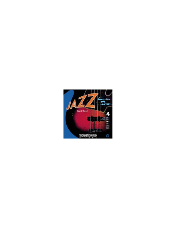 THOMASTIK - JAZZ ROUND WOUND JR344 SET BASSO 4 CORDE Pagamento Sicuro