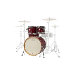 DW Drum Workshop Design Series 4pc Drum Kit - Shell Pack - Dark Cherry Economico