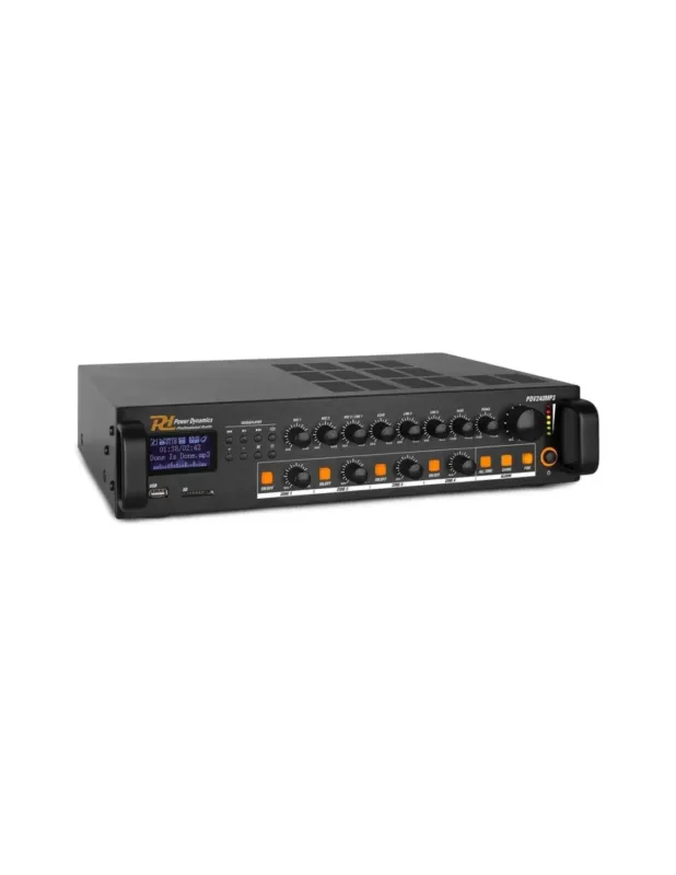 Ultime Pezzi Power dynamics PDV240MP3 240W/100V 4 zones ampl.BT