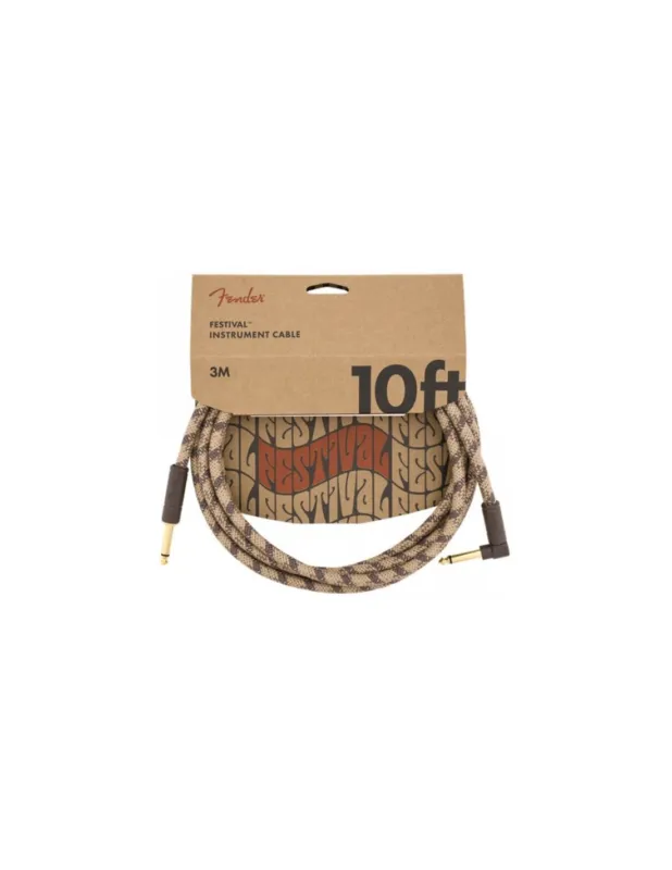 Fender 10‘ Ang Cable Pure Hemp Brown Prezzo Ridotto